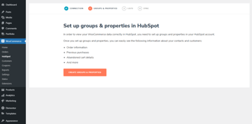Set up groups and properties for your HubSpot account